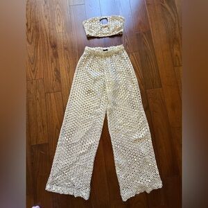 EastNWestLabel Mirror
Sequin Sheer Pants + Quinn Bandeau
